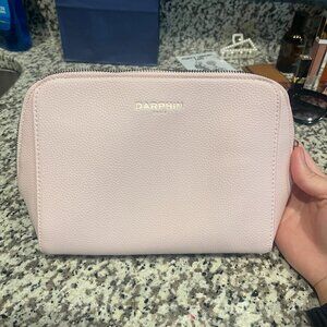 Darphin Pink Faux-Leather Pouch/Cosmetic Bag